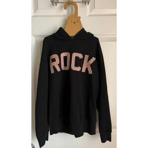 Rock Rhinestone Girls Hoodie sz 12